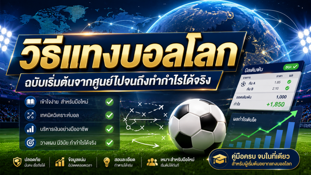 วิธีแทงบอลโลก